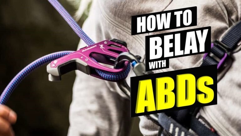 How to belay with ABDs