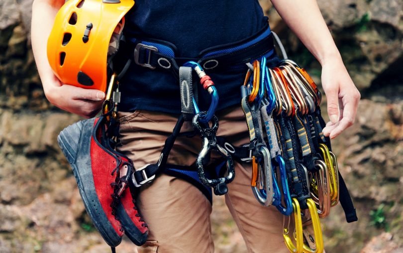 Sport climbing gear