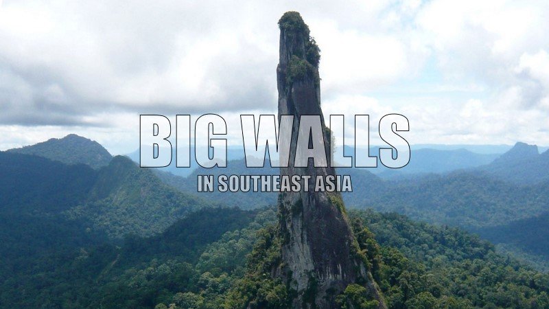 big wall climbing in southeast asia