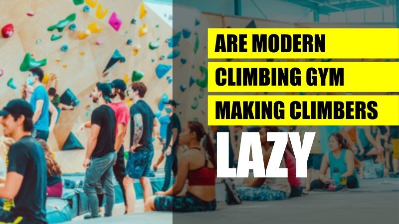 modern climbing gym