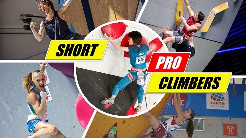 elite climbers who are short